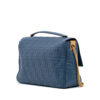 Fendi Baguette Blue Leather Zucca Bag (2023)