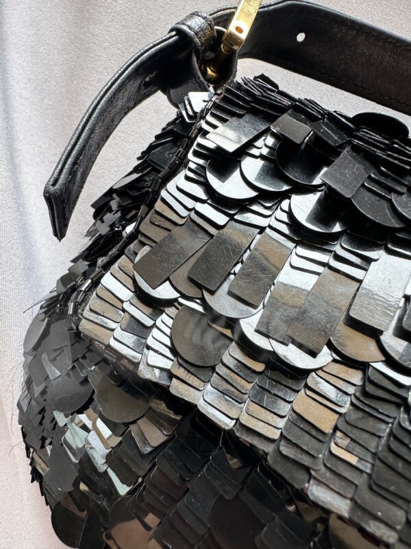 Fendi Black Sequin Baguette (2000)