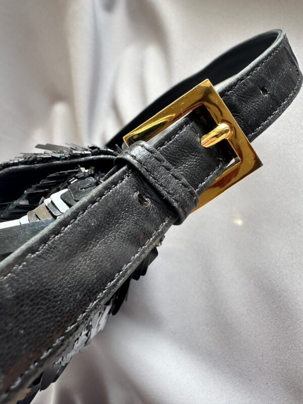 Fendi Black Sequin Baguette (2000)