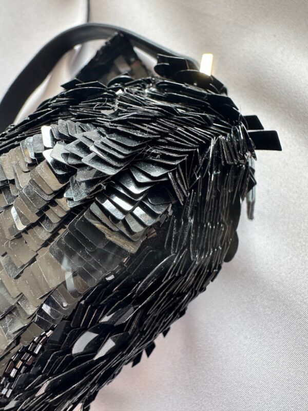 Fendi Black Sequin Baguette (2000)