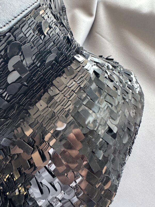 Fendi Black Sequin Baguette (2000)