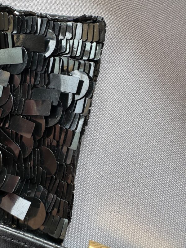 Fendi Black Sequin Baguette (2000)