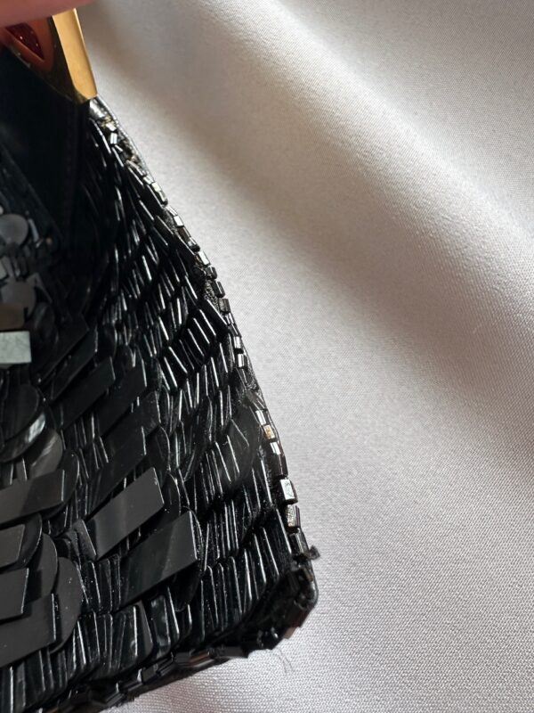 Fendi Black Sequin Baguette (2000)