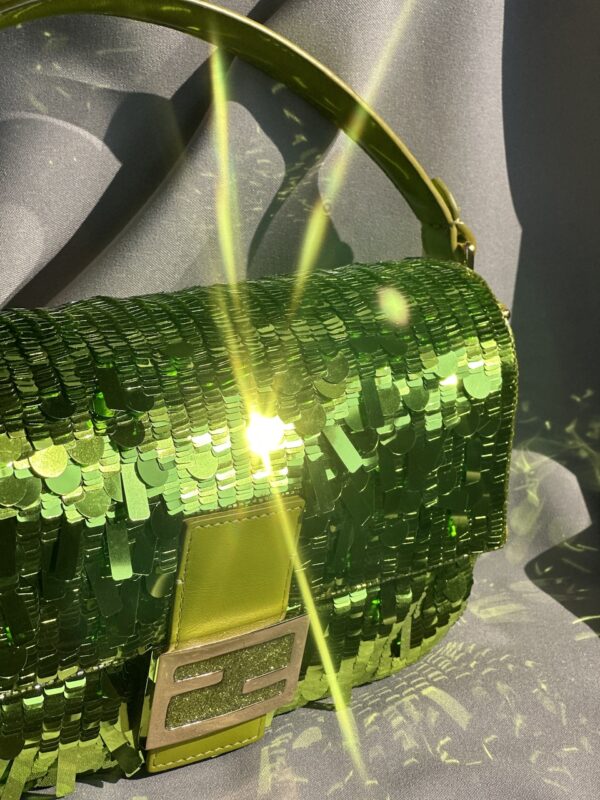 Fendi Sex&TheCity Wasabi Sequin Baguette (2022)