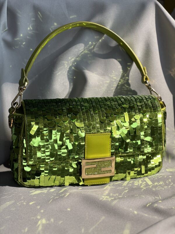 Fendi Sex&TheCity Wasabi Sequin Baguette (2022)
