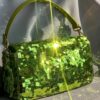 Fendi Sex&TheCity Wasabi Sequin Baguette (2022)
