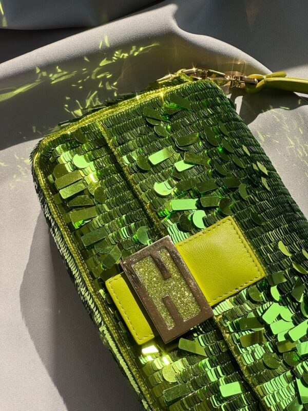 Fendi Sex&TheCity Wasabi Sequin Baguette (2022)