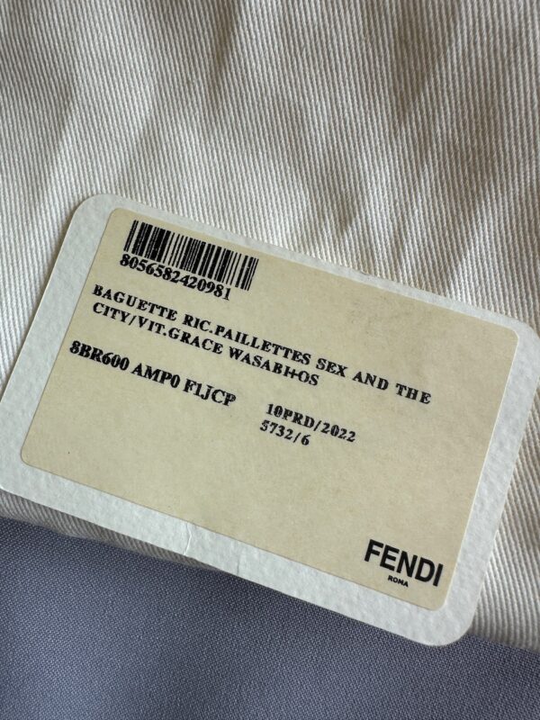 Fendi Sex&TheCity Wasabi Sequin Baguette (2022)