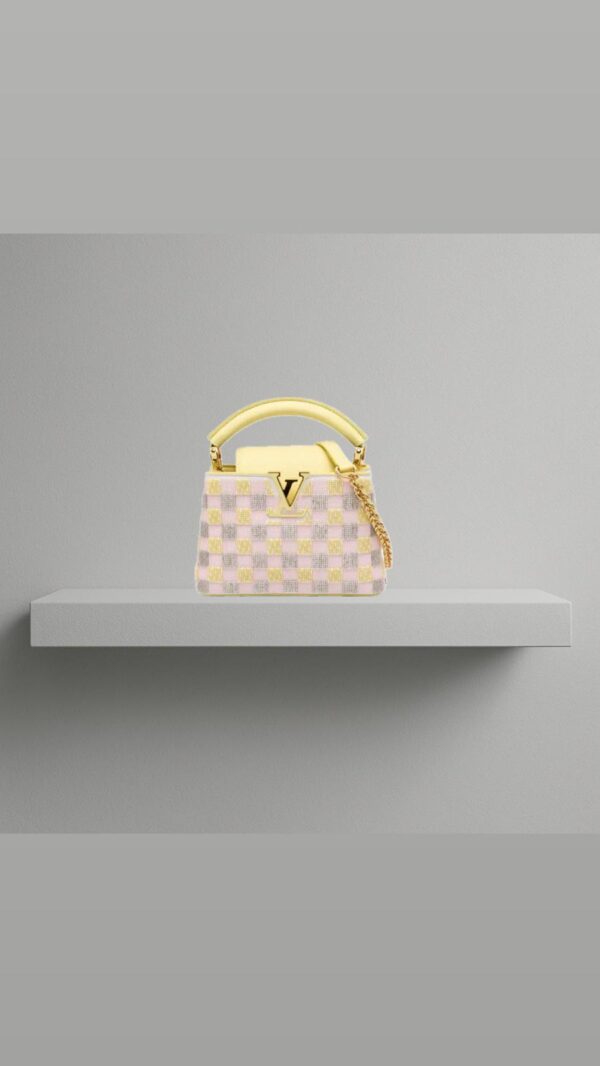 Louis Vuitton Beaded Mini Capucines Bag