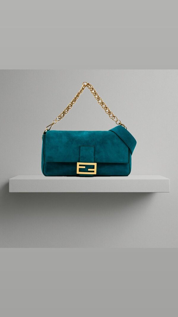Fendi Baguette Suede Bag (2019)