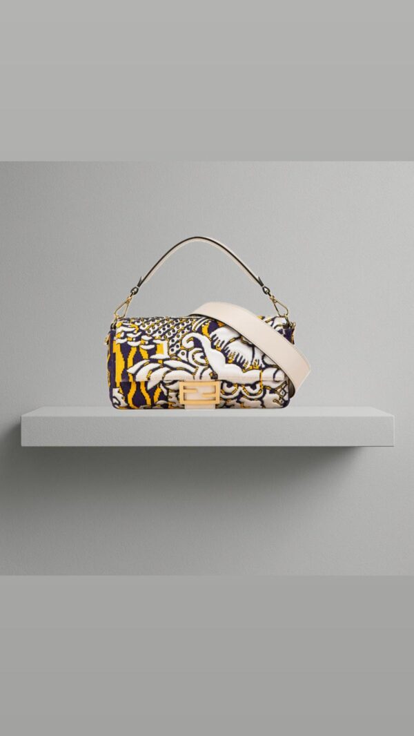 Fendi Beaded Satin Baguette (2019)