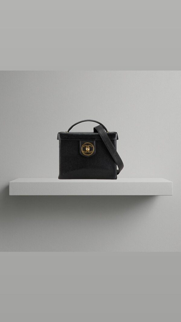 Chanel Vanity Case CC Caviar Bag (1991-1994)