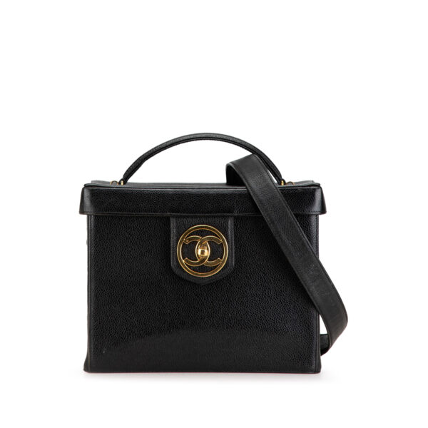 Chanel Vanity Case CC Caviar Bag (1991-1994)