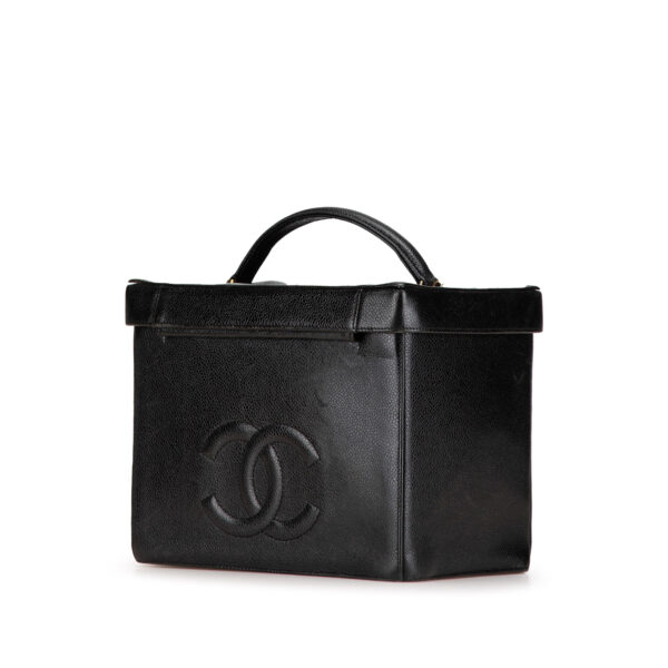 Chanel Vanity Case CC Caviar Bag (1991-1994)