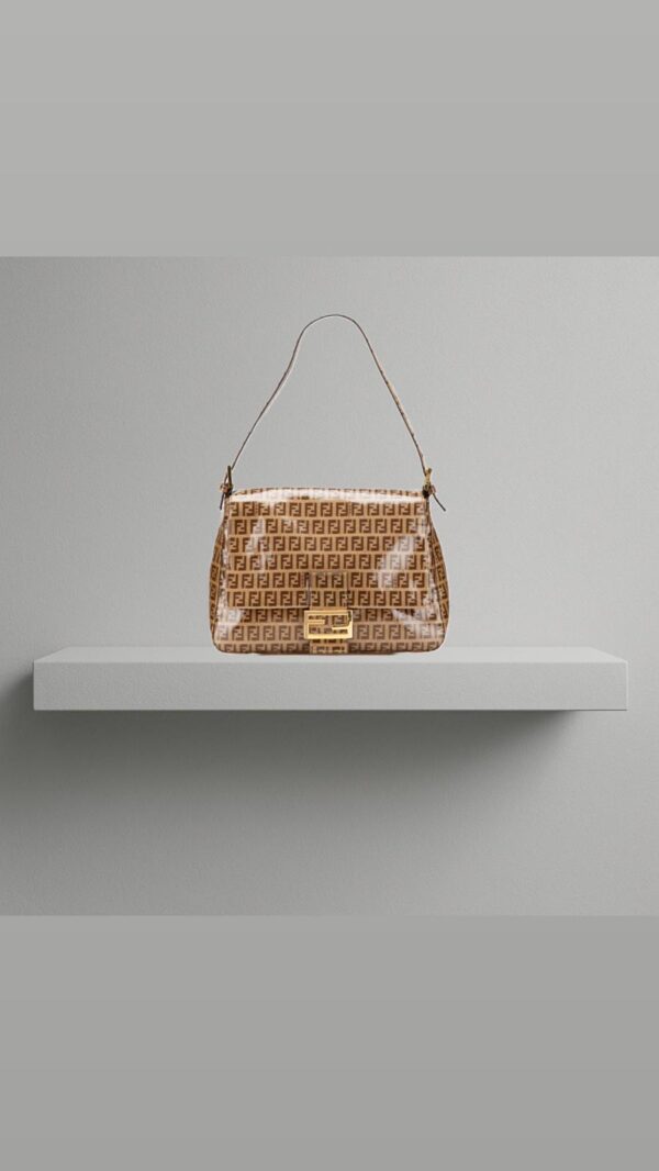 Fendi Glass Monogram Zucchino Mamma Baguette (2001)