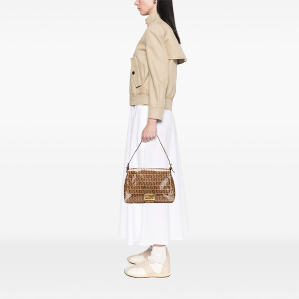 Fendi Glass Monogram Zucchino Mamma Baguette (2001)