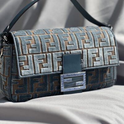 Fendi Velvet Monogram Baguette (2024)