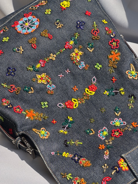 Fendi Beaded Denim Mamma Baguette (2000)