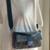 Fendi Velvet Monogram Baguette (2024)