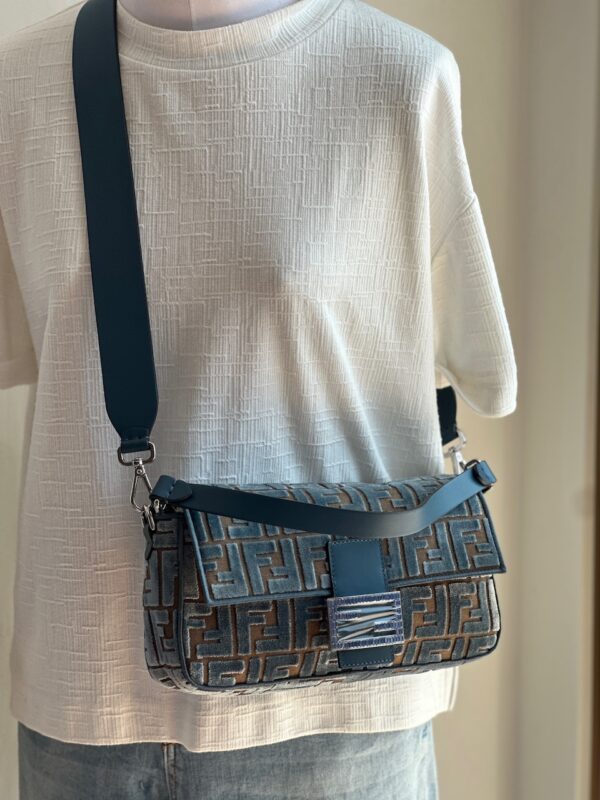 Fendi Velvet Monogram Baguette (2024)