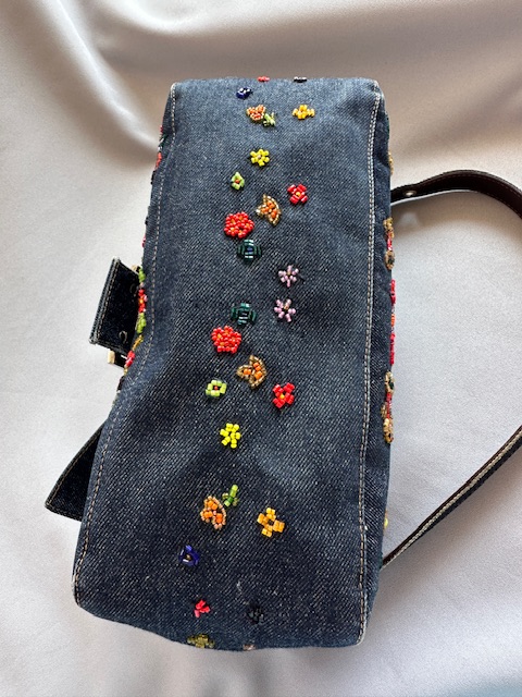 Fendi Beaded Denim Mamma Baguette (2000)