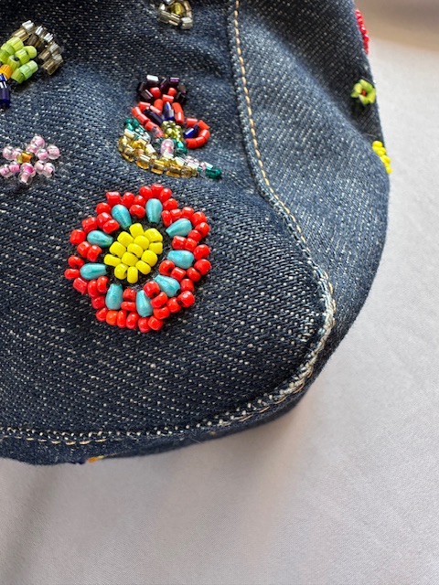 Fendi Beaded Denim Mamma Baguette (2000)