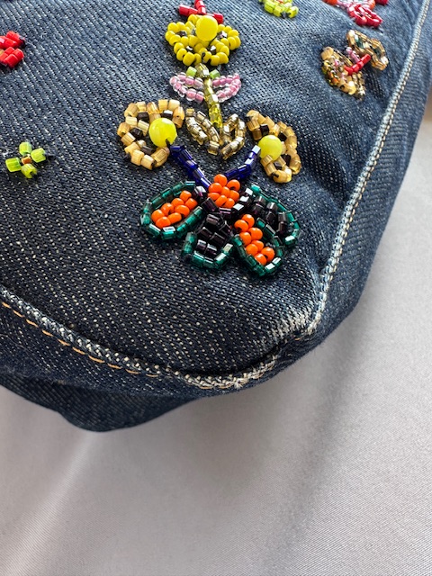 Fendi Beaded Denim Mamma Baguette (2000)