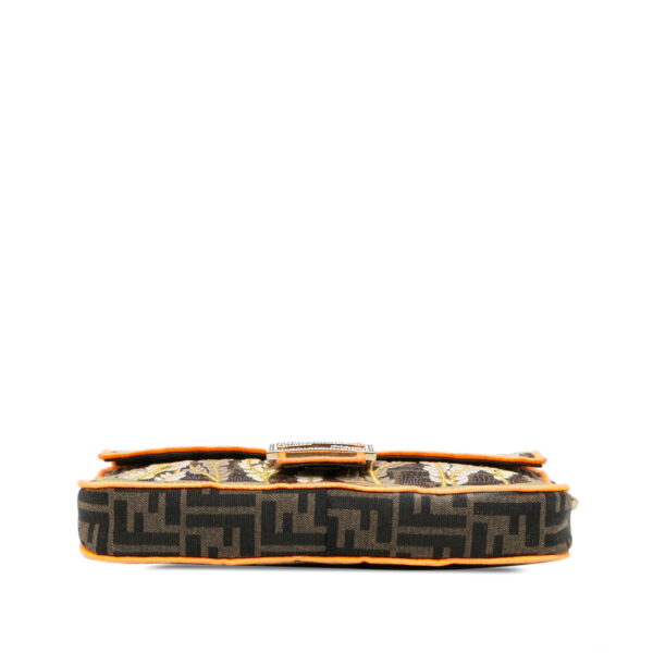 Fendi Zucca Embroidered Canvas Baguette (2019)