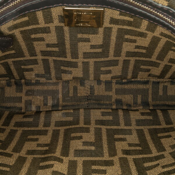 Fendi Zucca Embroidered Canvas Baguette (2019)