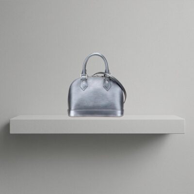 LOUIS VUITTON SILVER ALMA BB (2015)