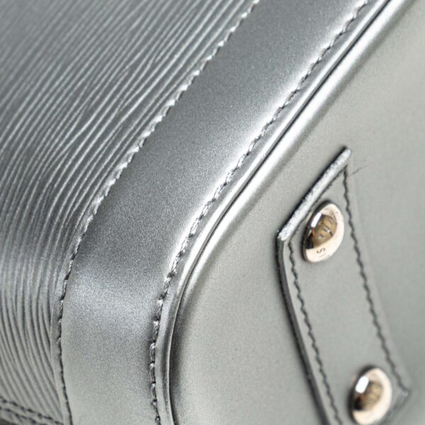 LOUIS VUITTON SILVER ALMA BB (2015)