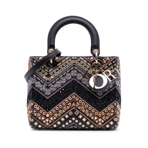 Dior Medium Embroidered Animals Lady Dior (2019)