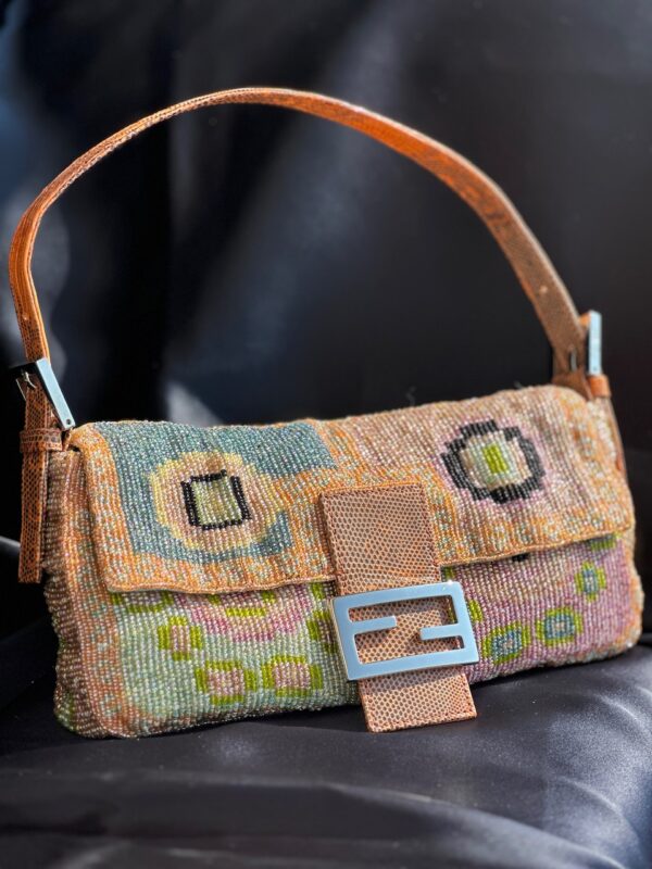 Fendi Multicolor Beaded Baguette (1999)