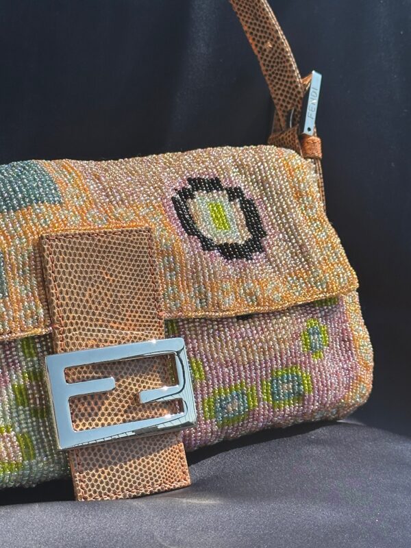 Fendi Multicolor Beaded Baguette (1999)