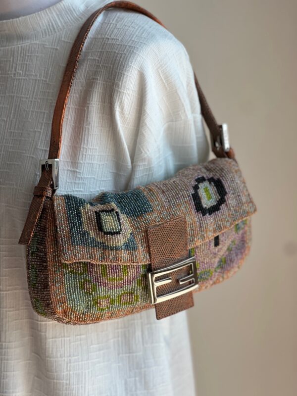 Fendi Multicolor Beaded Baguette (1999)
