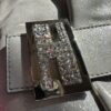 Fendi Grey Lamé Baguette (2012)