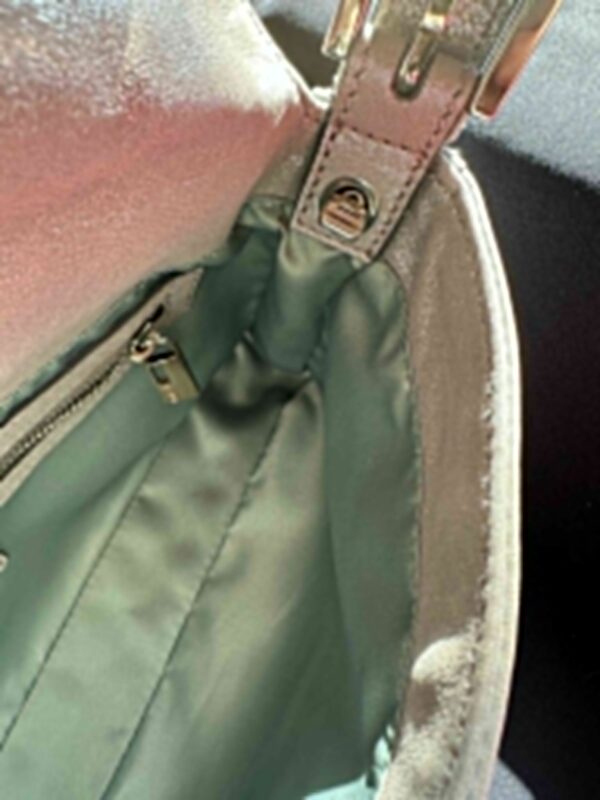 Fendi Grey Lamé Baguette (2012)