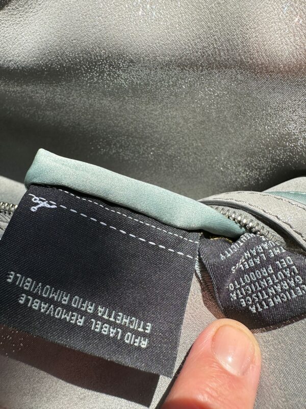 Fendi Grey Lamé Baguette (2012)