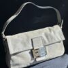 Fendi Grey Lamé Baguette (2012)