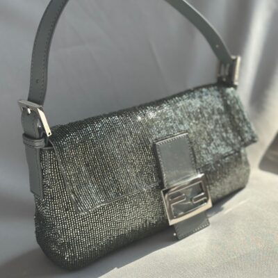 Fendi Silver Beaded Baguette (2013)