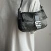 Fendi Silver Beaded Baguette (2013)