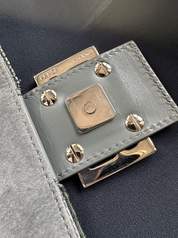 Fendi Silver Beaded Baguette (2013)