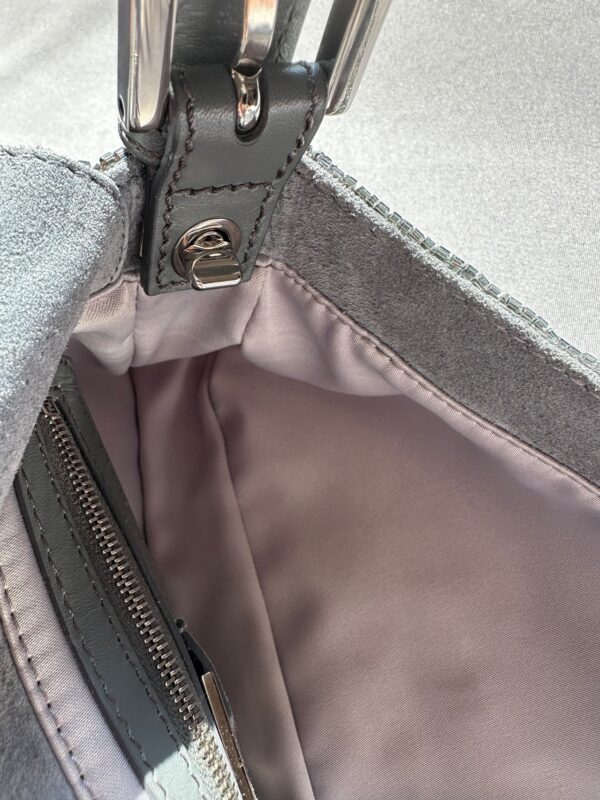 Fendi Silver Beaded Baguette (2013)
