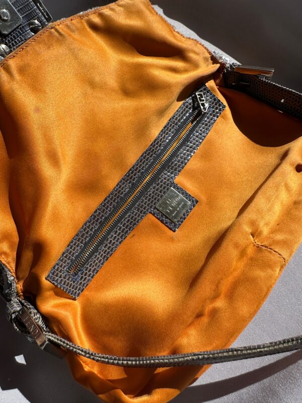 Fendi Silver Sequin Baguette (1998/1999)