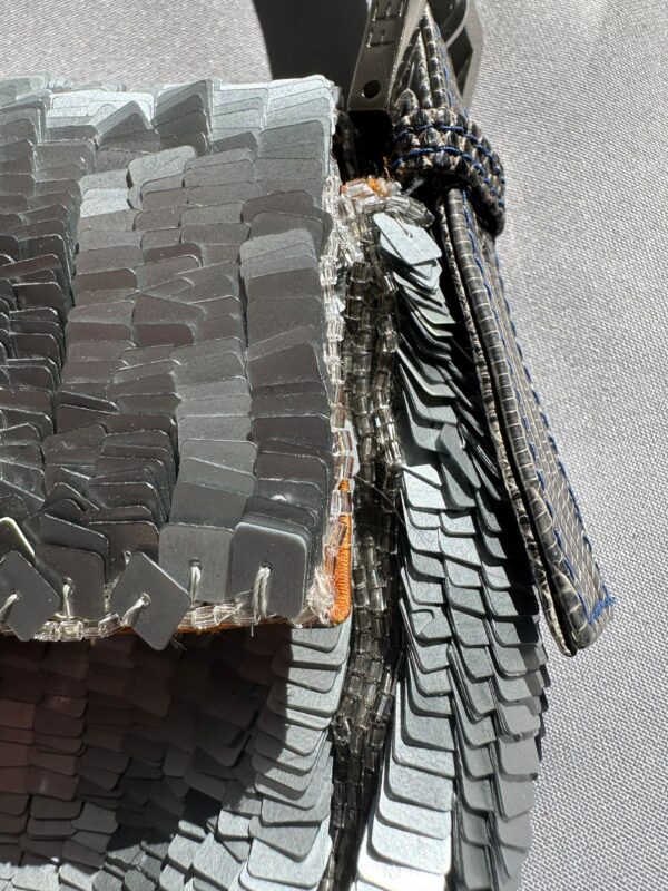 Fendi Silver Sequin Baguette (1998/1999)