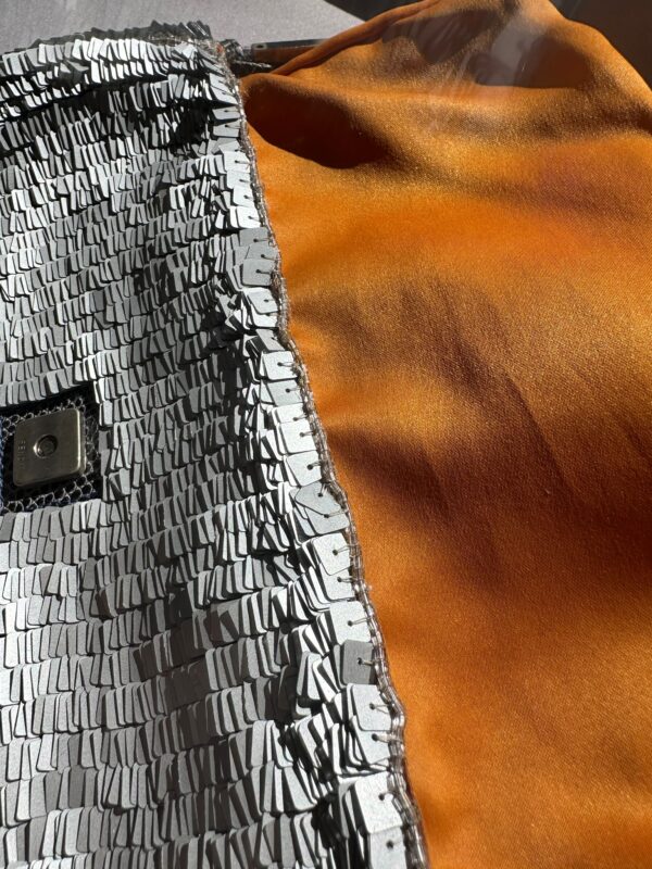 Fendi Silver Sequin Baguette (1998/1999)