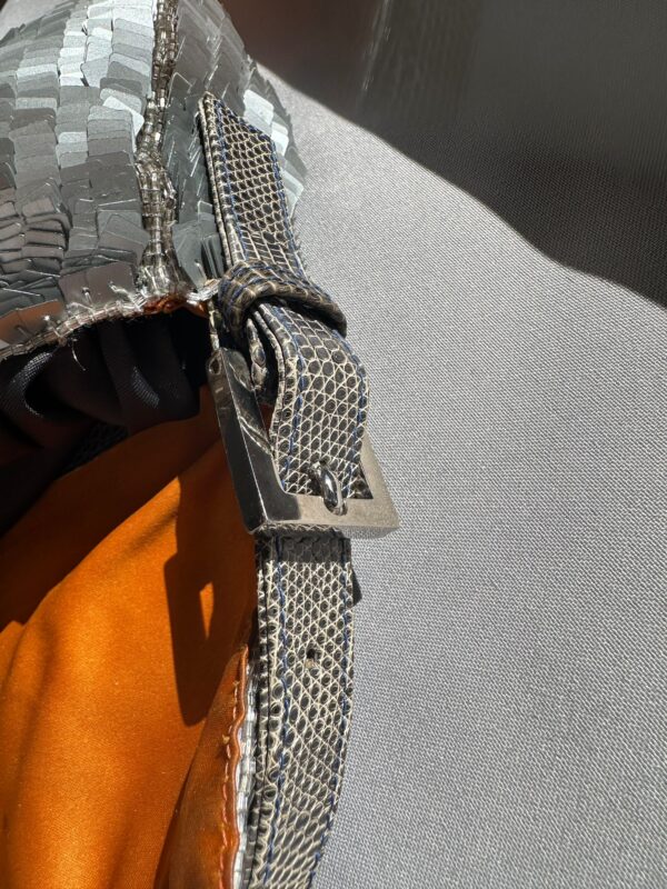 Fendi Silver Sequin Baguette (1998/1999)