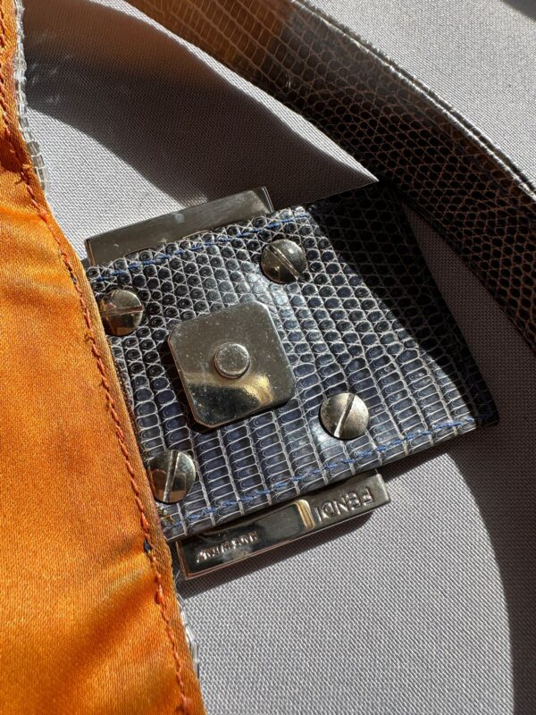 Fendi Silver Sequin Baguette (1998/1999)