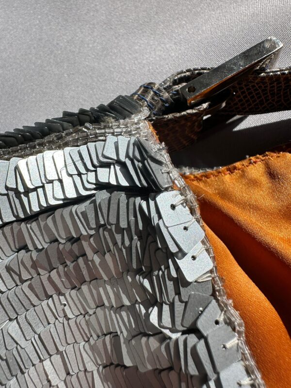 Fendi Silver Sequin Baguette (1998/1999)