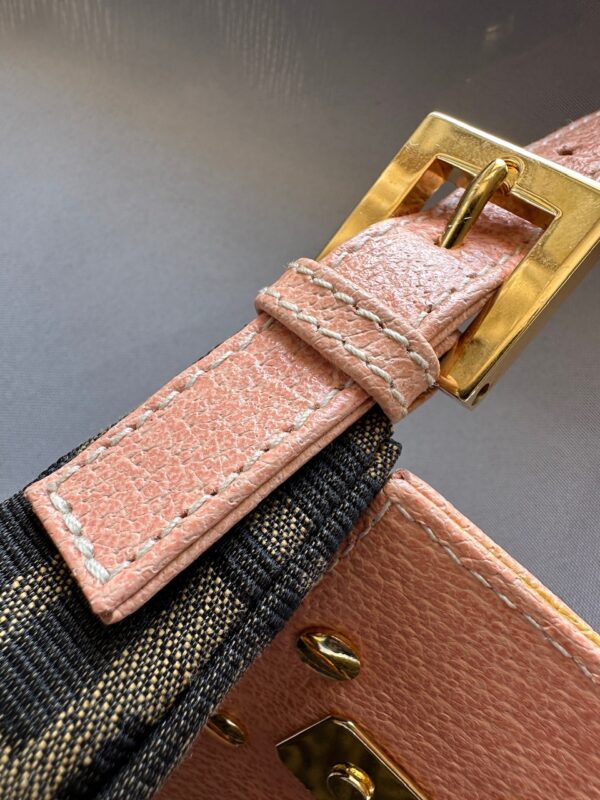 Fendi Monogram Zucca Floral Buckle Croissant (2000)